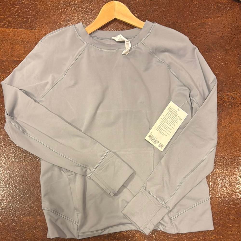 Lululemon it’s Rulu Run Classic fit crew -fleece in Rhino Grey